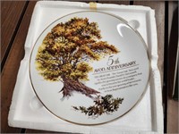 Avon 5th Anniversary collectible plate