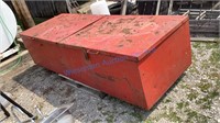 LARGE METAL STORAGE BIN