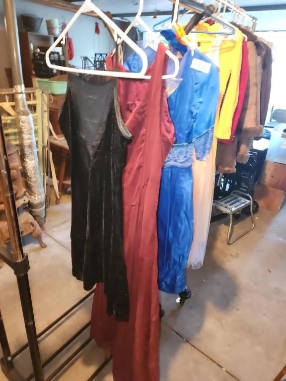 3 Vintage Womens Gowns & Dresses