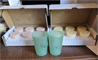 Frosted Green Dragonfly Votive Cups/Candles