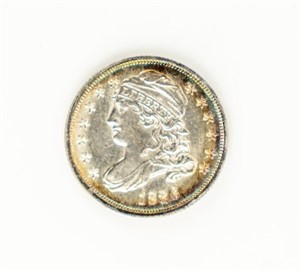 Coin 1836 Bust Dime-Ch BU