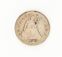 Coin  1875-S Liberty Seated Twenty Cents-XF