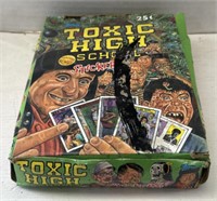 (J) 1991 Toxic High School 41 packs Cards Wax Box