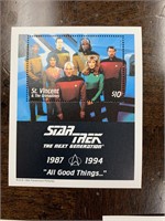 Star Trek Next generation stamp set