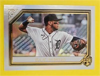 Isaac Paredes 2021 Topps Gallery Rookie Card