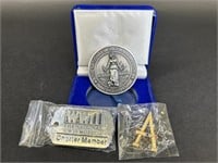 National WWII Museum Charter Member Coin