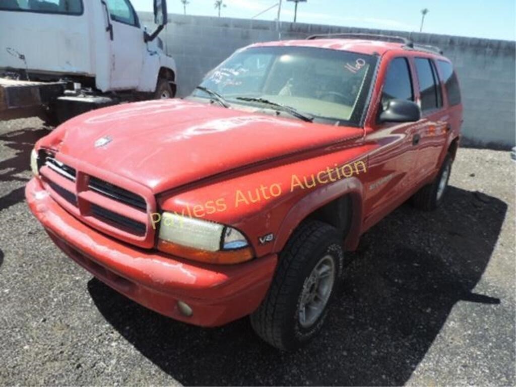 1999 Dodge Durango 1B4HS28Z1XF702019 Red