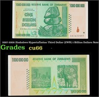 2007-2008 Zimbabwe Hyperinflation Third Dollar (ZW