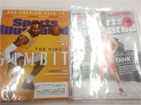 Sports illustrated magazines 2018-19 and 2015