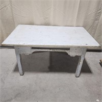 Vintage white chippy coffee table