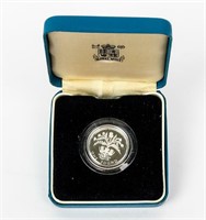 Coin 1984 United Kingdom .925 Silver Proof in Case