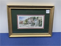 Framed Print “ Charlestons Rainbow Row” 13 x 9.5