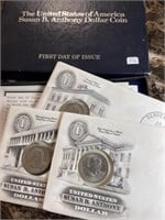 US Susan B Anthoney Dollar 3 Coin Collection