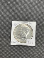 1968-D Silver Kennedy Half Dollar MS High Grade