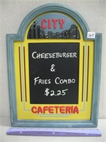 COOL CITY CAFETERIA WALL SIGN