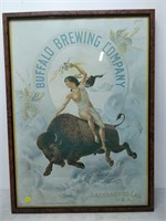 buffalo brewing framed beer poster