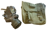 Military Gas Mask with Bag
