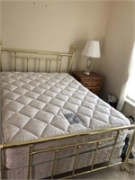 DOUBLE BRASS BED WITH MATTRESS SET