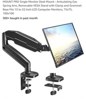 MSRP $30 Single Monitor Desk Mount