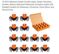 MSRP $18 12Pcs Spider Lights