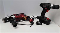 CHICAGO ELECTRIC CORDED HAMMER DRILL +