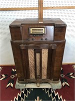 Vintage Silvertone Radio Cabinet - Untested