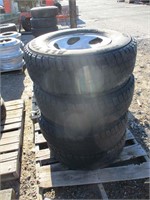 (4) LT265/75R16 Tires on 5-Hole Steel Rims