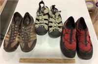 3 pairs shoes-8, 8.5 & 9