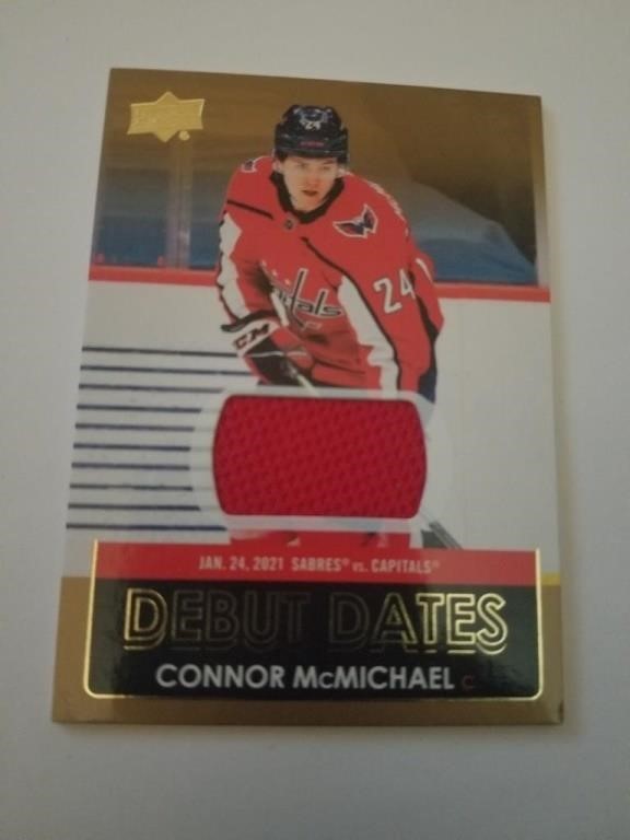 UD series1 2021-22 debut dates connor McMichael