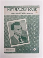 Hey! Jealous Lover Frank Sinatra signed sheet