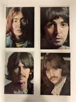 The Beatles White album signed insert photos