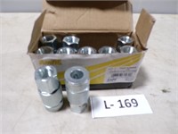 AIR HOSE COUPLER 1/4" M 3/8" FPT 10 EACH