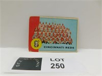 1963 TOPPS CINCINNATI REDS TEAM BASEBALL CARD
