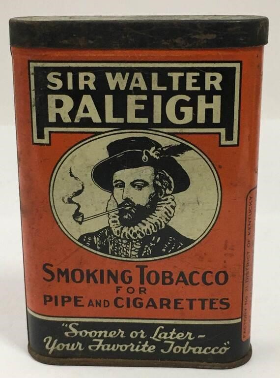 Sir Walter Raleigh Smoking Tobacco Tin