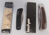 (2) Kershaw pocket knives including model 3000