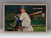 1951 Bowman #32 Duke Snider HOF Dodgers Crease