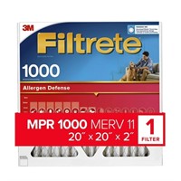 Filtrete 20x20x2 Furnace Filter, MPR 1000, MERV
