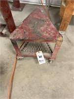 Triangle Rolling Shop Stool