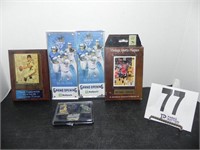 Sports Collectibles Plaques, Superbowl Pins, &