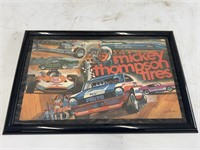 Vintage Mickey Thompson Tires framed advertising