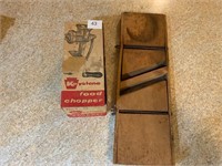 Vintage Keystone Food Chopper & Cabbage