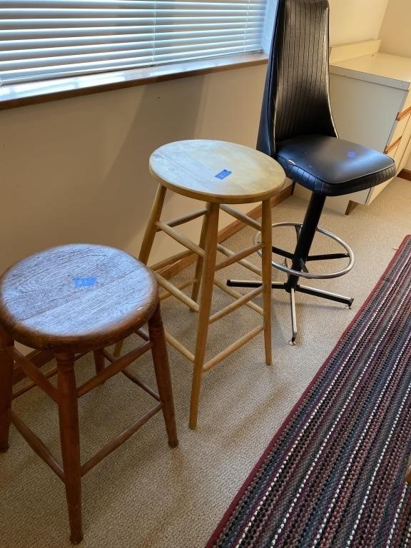 Three barstools