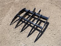 VICSEC Mini Excavator Rake Attachment