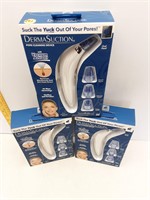 3 NEW DERMASUCTION PORE CLEANING DEVICE