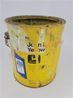 John Deere yellow paint gallon can - no lid