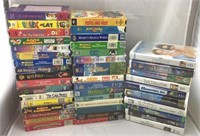 Assortment of VHS Mostly Children's Movies