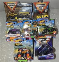 (8) DIE-CAST MONSTER TRUCKS