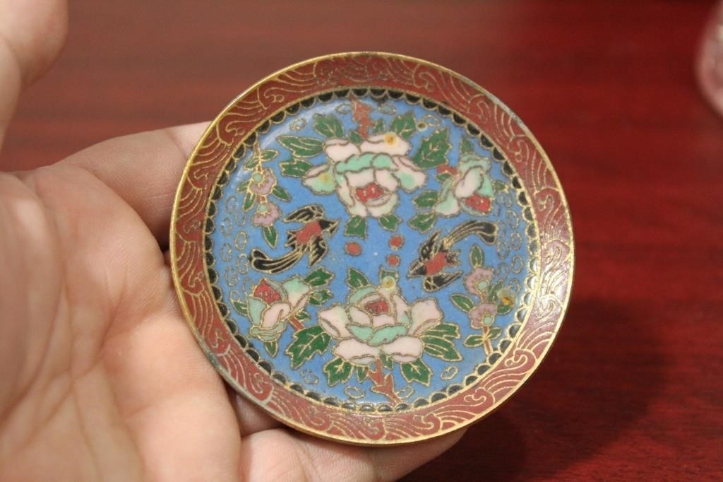 A Small Cloisonne Plate