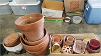 Planters and pottery