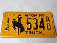 Wyoming Plate